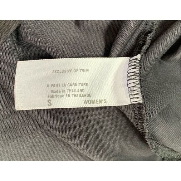 PATAGONIA BLACK ORGANIC COTTON TIE WAIST A LINE SKIRT sz Small - Picture 5 of 5